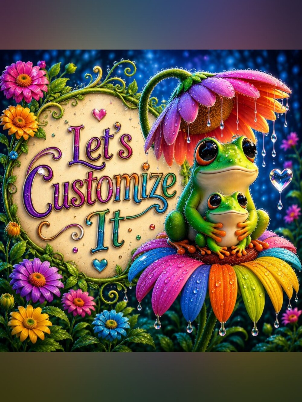 Let's Customize It Frogs